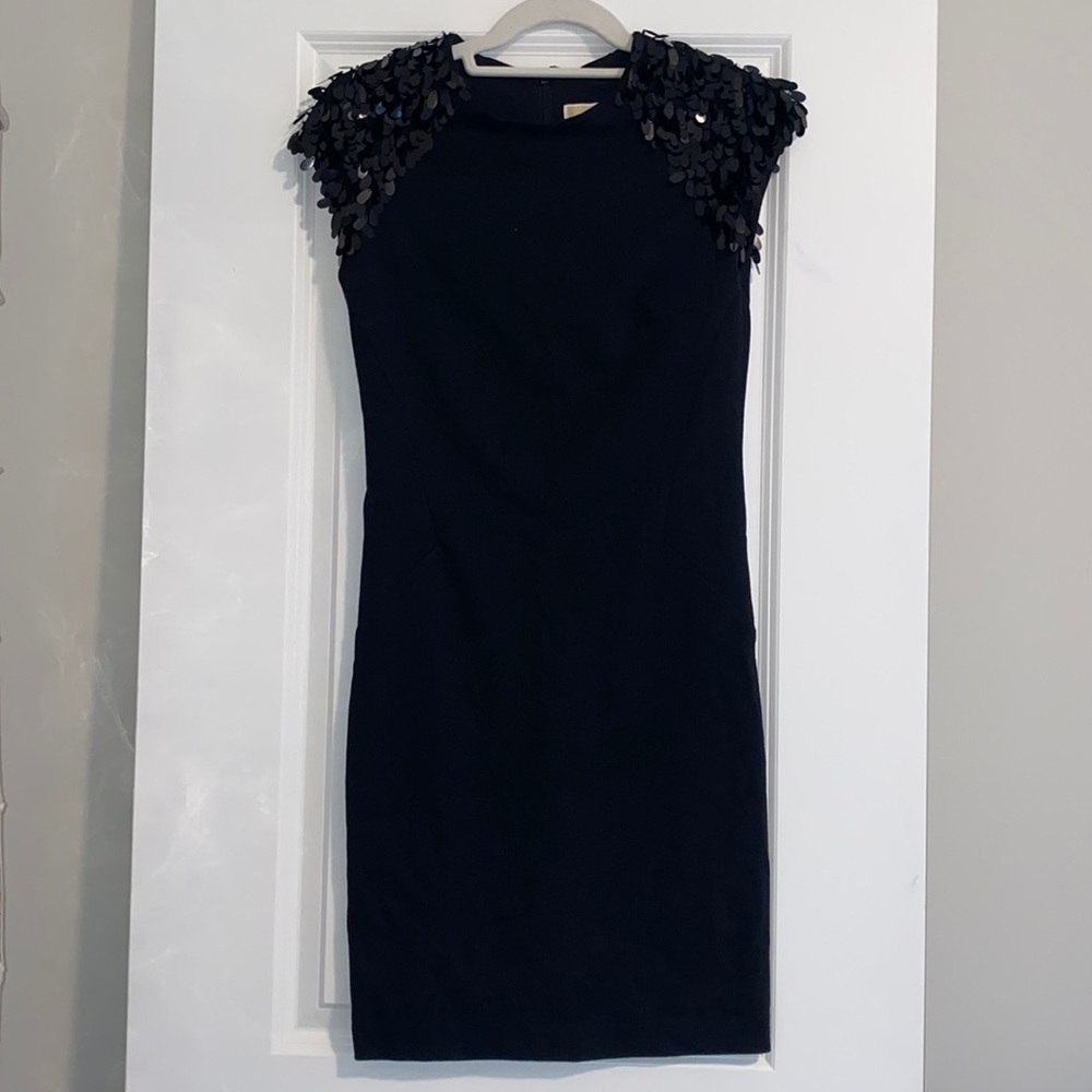 Michael Kors Black Dress with shoulder detail